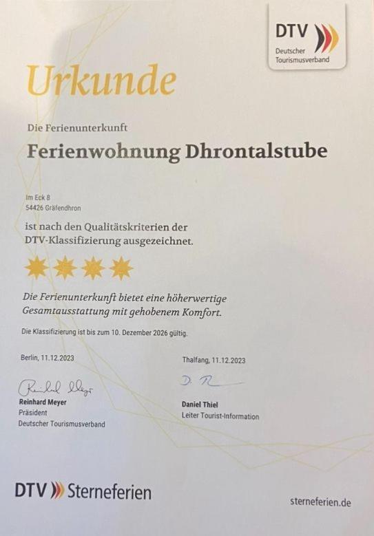 Grafendhron Dhrontalstube 아파트 외부 사진